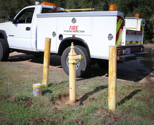 fire hydrant before paint